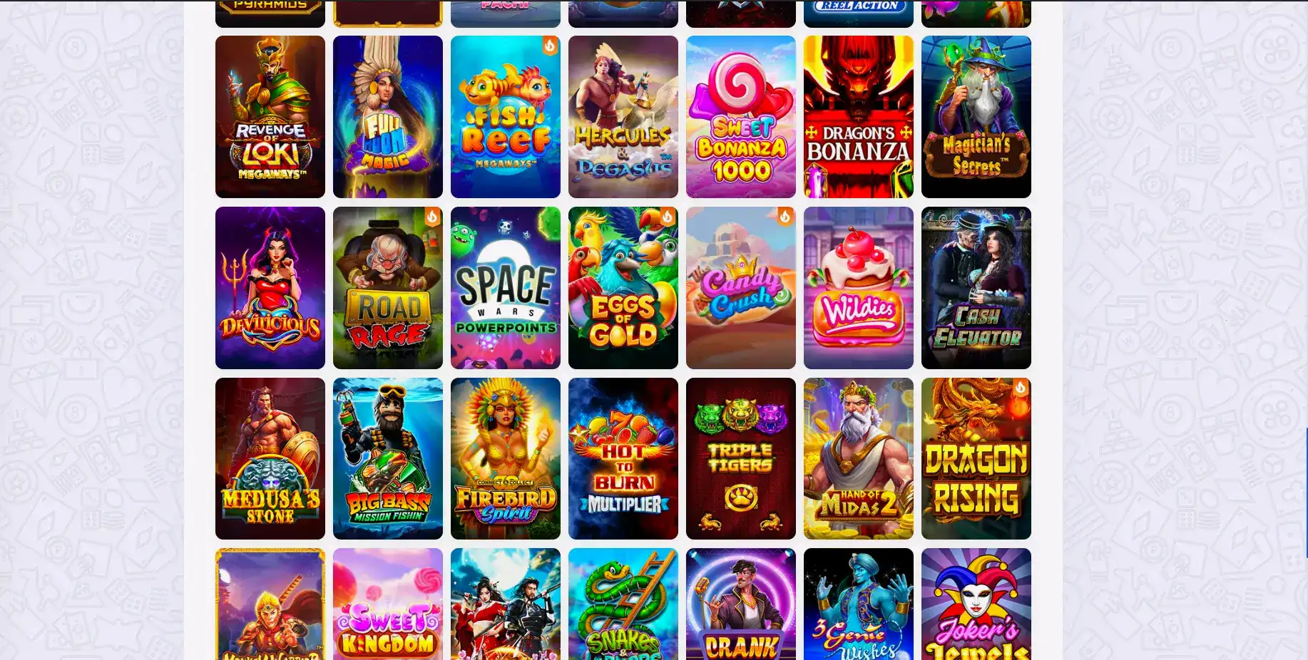 Интерфейс Azartmania casino с джекпотом